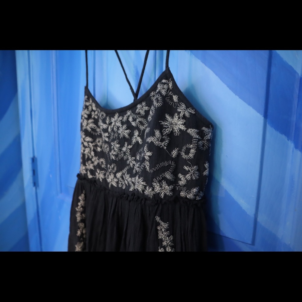 American Eagle outfitters embroidered Boho Mini Dress XXS